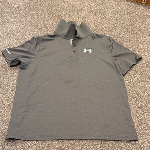 Under Armour Kids Gray Polo Shirt